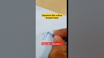 #drashti #signature #name #style #shorts