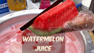 🍉 Karachi's Famous Tarbooz Ka Sharbat | Refreshing Watermelon Drink | Pakistani Street Food Delight