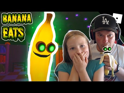 ŠÍLENÝ BANÁN ? NÁS CHCE SNÍST! ? Banana Eats | Roblox | Tatínek a Barunka CZ/SK