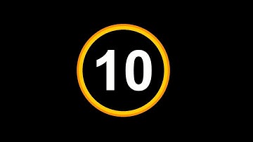 Đồng Hồ Đếm Ngược 10 Giây | Countdown Timer 10s Seconds