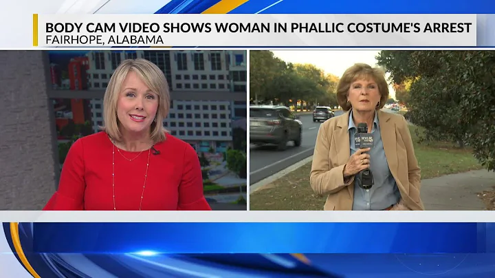 Body cam footage released in Fairhope phallic costume protest arrest