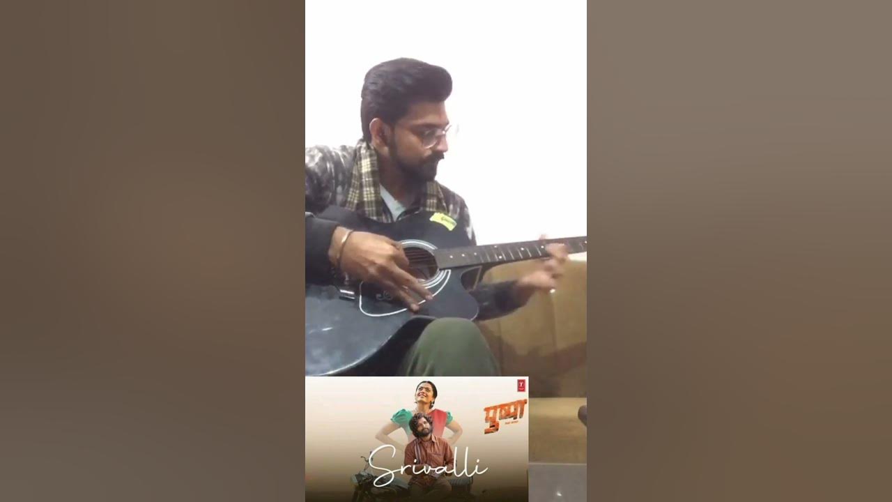 Srivalli Guitar🎸 cover #srivalli #javedali #pushpa #alluarjun #tseries #guitarcover #bollywoodsongs
