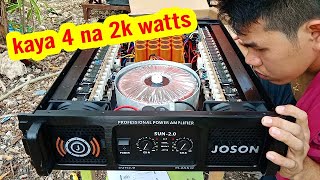 Review Joson Sun 2.0 Power Amplifier | kaya 4 na 1800-2kwatts