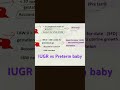 Preterm and IUGR Defintions