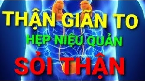 THẬN GIÃN TO! SỎI THẬN! HẸP NIỆU QUẢN! Ts.Bs.Dương Văn Trung-0913534343