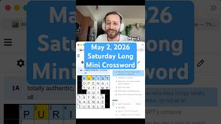Did ChatGPT sponsor this crossword? | NYT Saturday Long Mini Crossword May 2, 2026