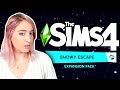 Reacting to The Sims 4: Snowy Escape Trailer