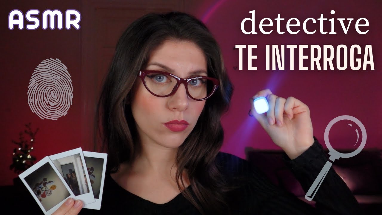 ASMR • Investigadora TE INTERROGA y te hace PRUEBAS - sos CULPABLE Roleplay