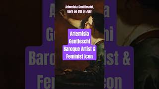 Artemisia Gentileschi: Baroque Artist & Icon #artemsiagentleschi #historicalquotes   #historyshorts