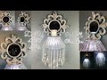 Dollar Tree DIY/ Manualidades / LED Lights / Glam Wall Mirror Chandeliers Decor 2020 #WithMe