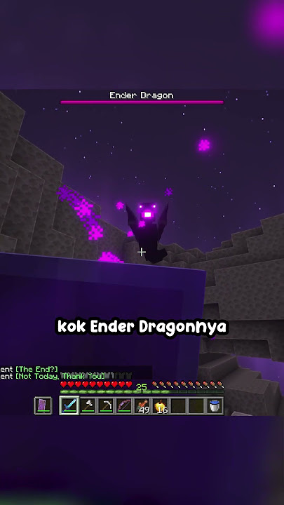 anaknya ender dragon! #minecraft #minecraftindonesia #kittengaming