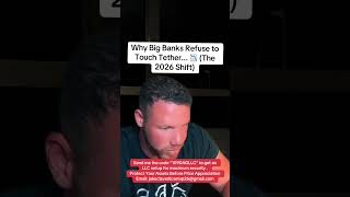 Why Big Banks Refuse to Touch Tether... 📉 (The 2026 Shift)