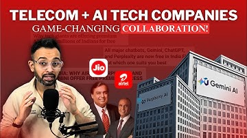 Telecom and AI Tech - Game Changing Collaboration | JIO, Airtel and Gemini, Perplexity