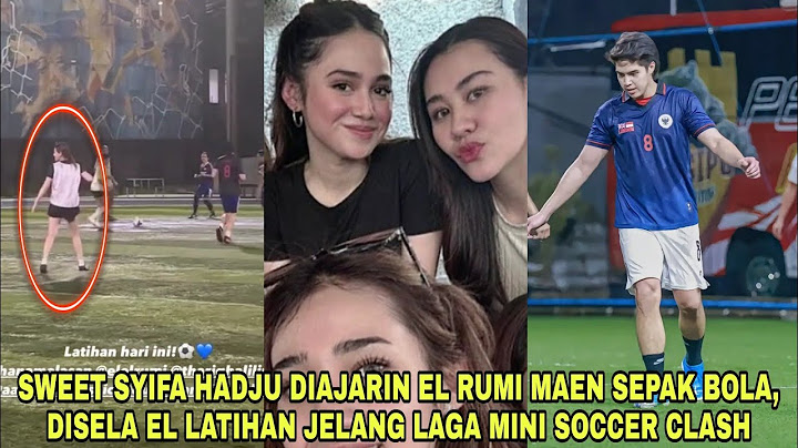 El Rumi and Syifa Hadju Intense Training Under Rain Ahead of Mini Soccer Clash Match
