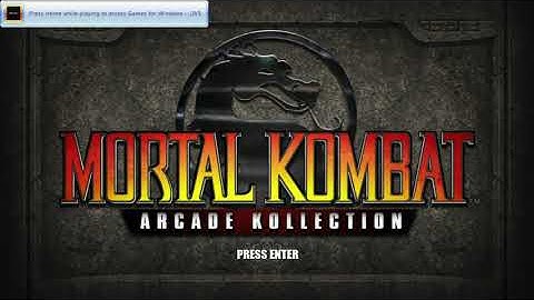 (PC) MK AK UMK3 Enable Hiddens & Fatality Demonstration(EJB MENU)