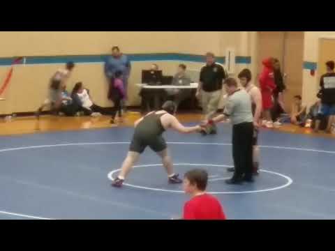 Braxton Caldwell Maconaquah Middle School Frankfort Invite 1st Round Match 3/3/18