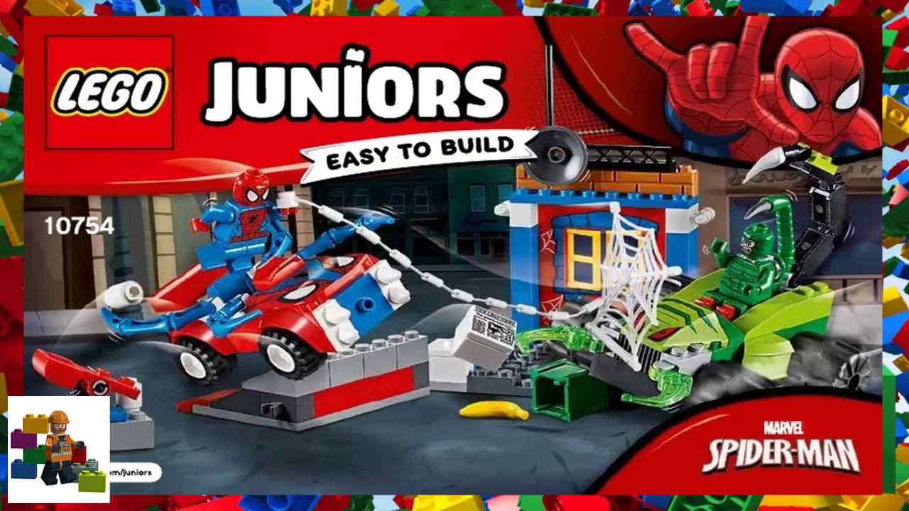 En sætning Bedrift fjols LEGO instructions - Juniors - 10754 - Spider-Man vs. Scorpion Street  Showdown - YouTube