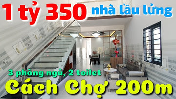 Nhà lầu lửng mới xây 3 phòng ngủ kế Chợ Thanh Điền gần Thành phố Tây Ninh giá 1 tỷ 350 triệu