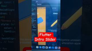 🔥 Flutter Intro Slider Plugin Tutorial | Create App Intro Fast & Easy #shorts
