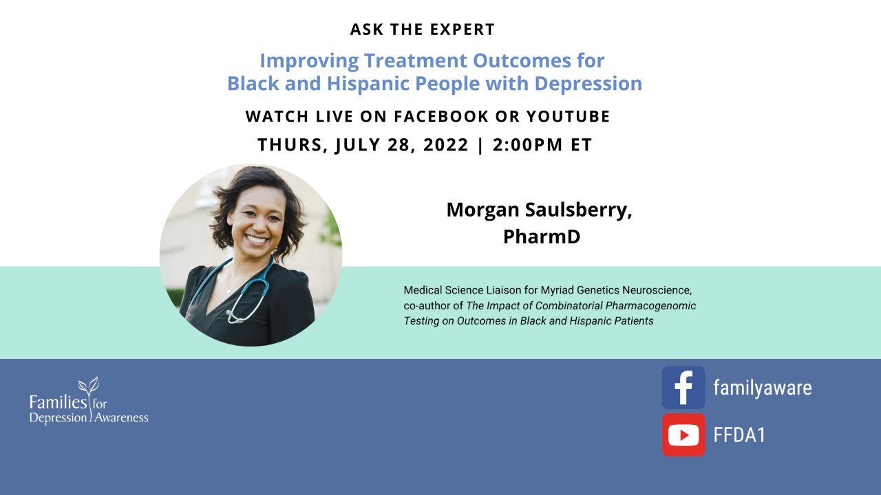Ask the Expert: Improving Treatment Outcomes for Black and Hispanic People with Depression