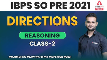 Directions Reasoning Tricks #2 | Reasoning | IBPS SO Prelims Preparation 2021