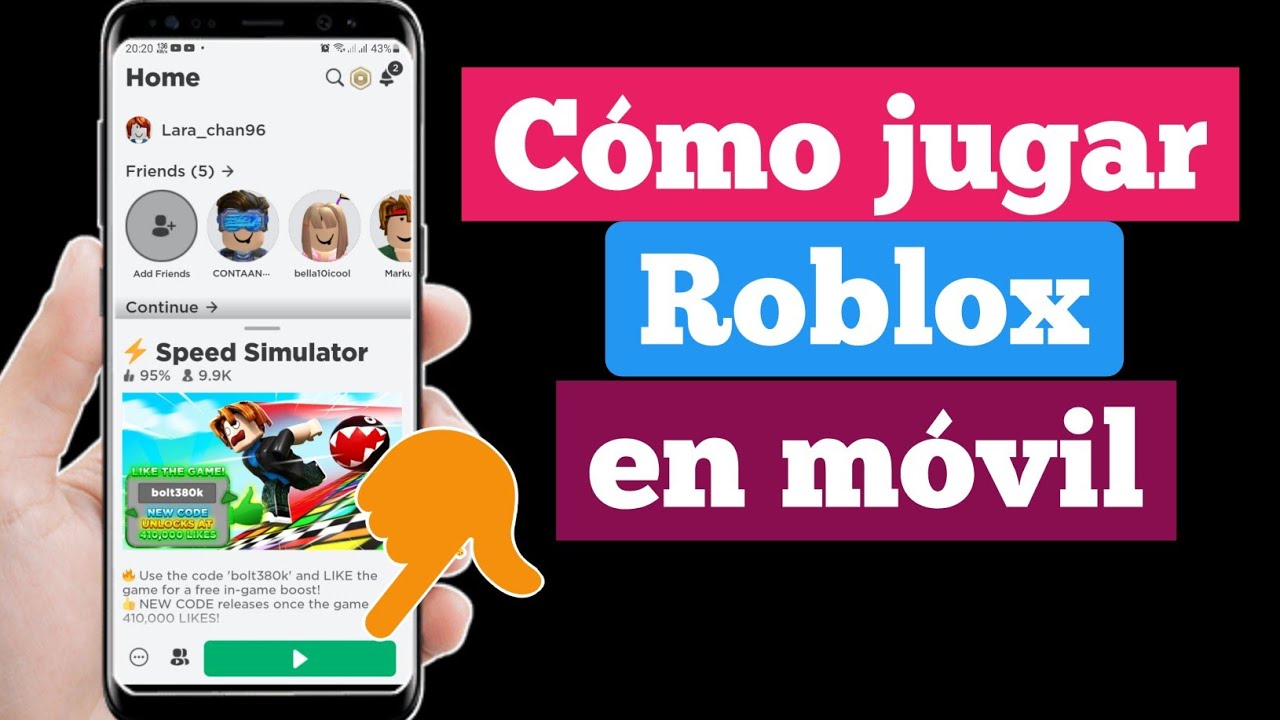 Como Jugar Roblox En Celular 2022 YouTube