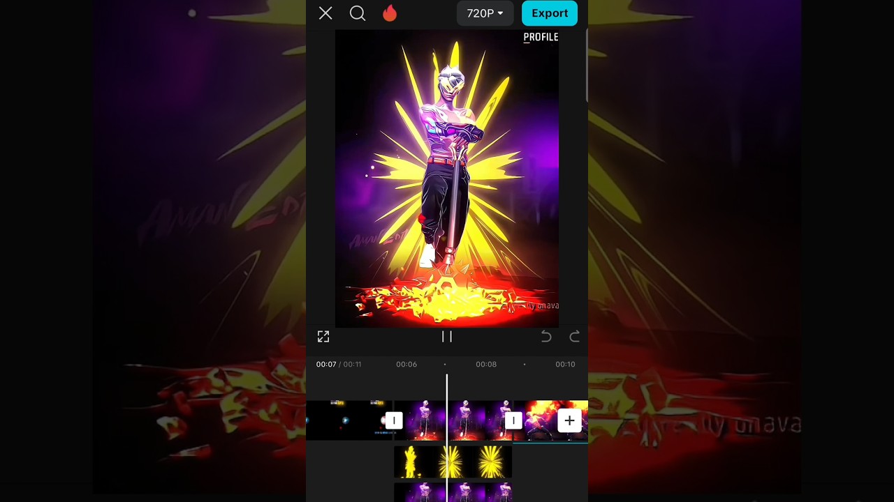 Define " Aura " 🔥 // colour changing effect in capcut, ff edit, lobby edit ff 
