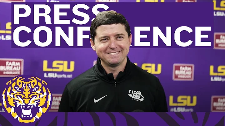 LSU Football Quarterbacks Coach Joe Sloan Media Se...