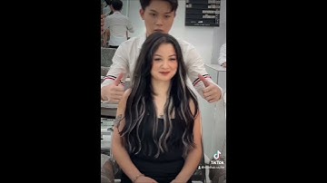 Nối tóc lông vũ 9D kết hợp hailight cho chị em tham khảo nhé 🥰 #nốitóc @nốitoclongvu #tocdep