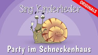 Video thumbnail of "🐌 Party im Schneckenhaus - Kinderlieder zum Mitsingen | JiMi FLuPP | Sing Kinderlieder"