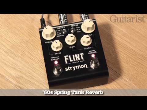 Strymon Flint tremolo and reverb guitar effects pedal demo