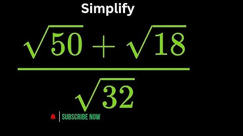 A Nice Square Root Math Simplification Problem | How to Simplify without a calculator 🙅‍♀️