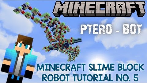 Minecraft: Ptero - Bot Tutorial | Slime Block Robot Tutorial no. 5 | MCPE (1.18+) #tagalog