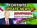 *NEW* Fortnite Mobile NEWS Fortnite Mobile RETURN DATE + TRUMP DIGS DEEPER!! (Apple vs Epic) UPDATE