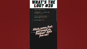 JavaScript Event Loop 🔄 | What’s the Log? - 28 #shorts #javascript #coding