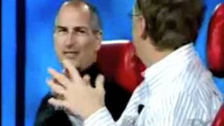 Steve Jobs tells a better story than Bill Gates