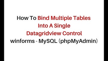 Mysql join multiple tables winforms and bind into datagridview c#
