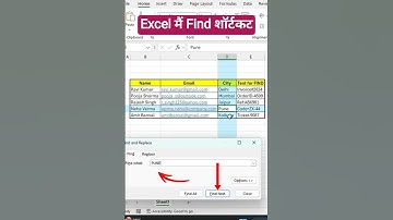 Excel Tips & Tricks || Find Shortcut keys #exceltricks #excelshortcuts #shorts #exceltutorial #viral