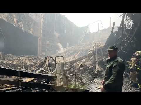 Кадры сгоревшего концертного