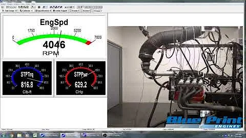 BluePrint Engines LS3 427 Stroker Dyno Testing PSLS4272SCT