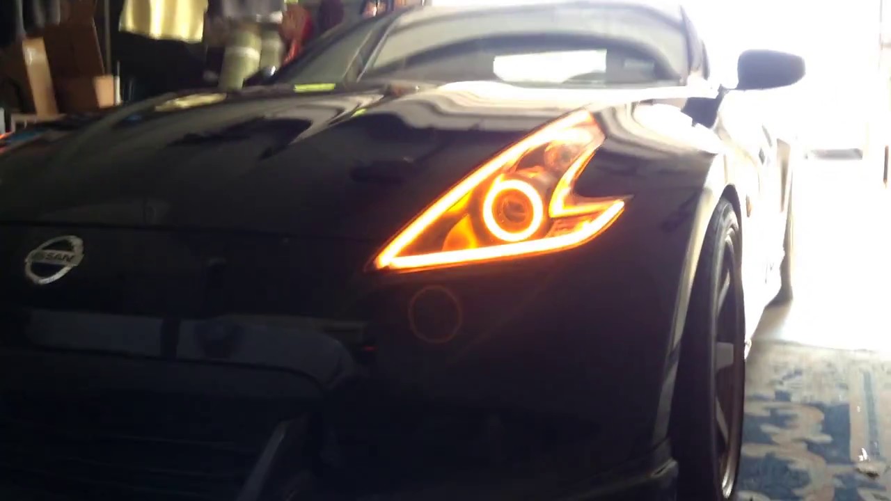 Sequential led tubes and with switchback halos and zoomerang led