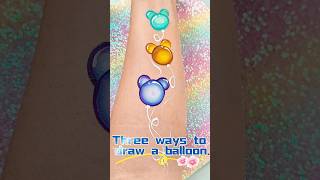 3 balloon styles, 1 arm, endless fun #facepaint #facepainting #facemakeup #facepaint #makeup