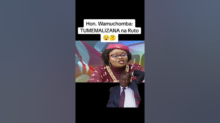 🔥TULIMALIZANA na Ruto - Hon. Wamuchomba