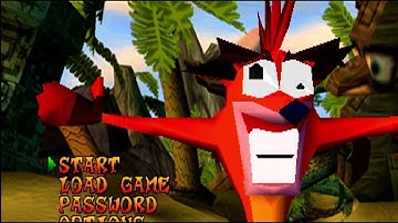 Crash Bandicoot PSX Core MiSTer FPGA, PS1 Game Footage.  PlayStation