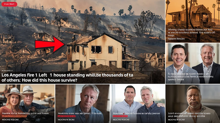 los angeles fire left 1 house standing while burning thousands of others how did this house survive
