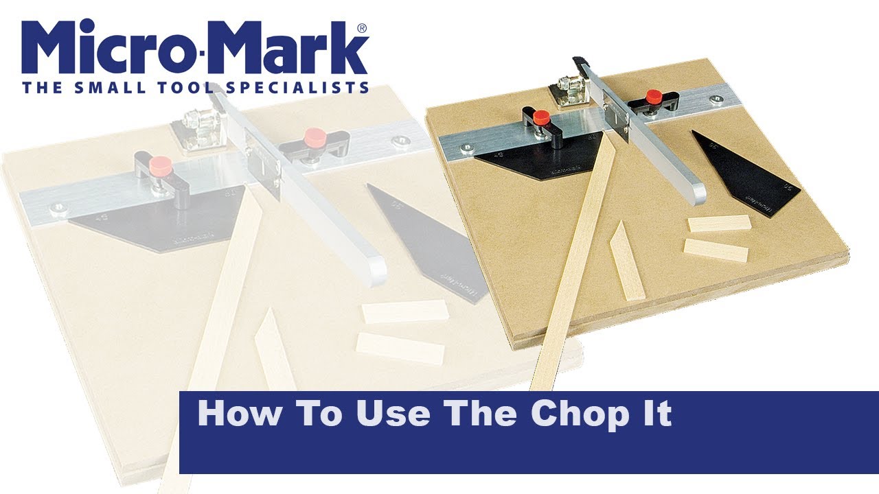 Using The Chop-It To Make Accurate Miter Cuts Easily