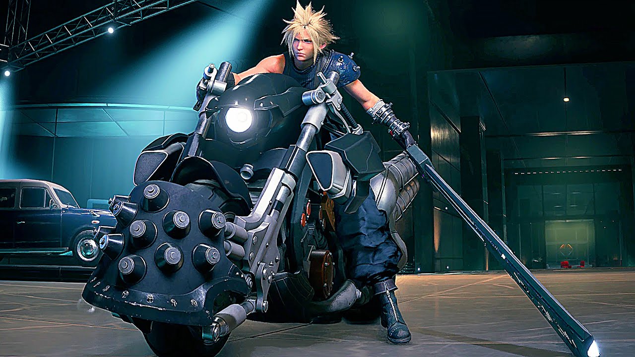 cloud strife and fenrir