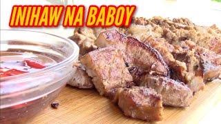 INIHAW NA BABOY (Ilonggo Style) | Sinugbang Baboy | Filipino Grilled Pork Recipe