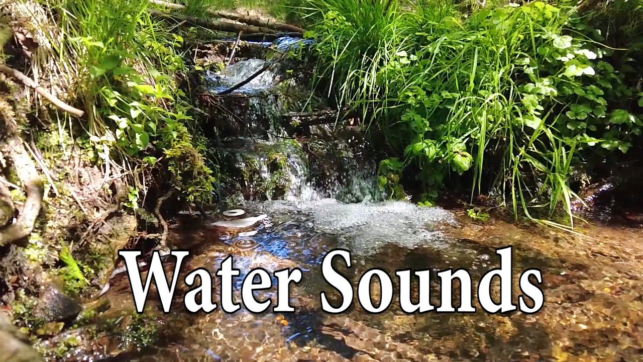 Relax -Water Sounds. 水流聲。Le bruit de l'eau. पानी की आवाज। Das Geräusch ...