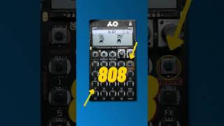 PO-33 TR-808 drum kit 🥁 (incl. sliceable audio samples) | Teenage Engineering pocket operator